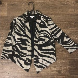 Animal Print Blazer